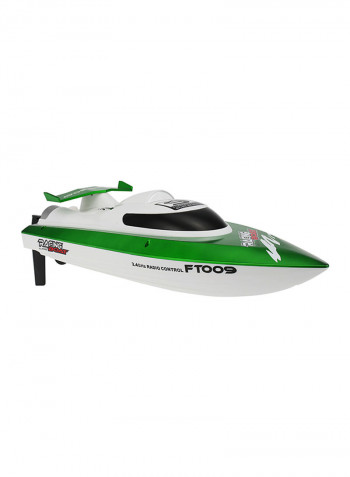FT009 2.4G 30km/h High Speed RC Racing Boat With Water Cooling Self-righting System Toy 50x20x18centimeter