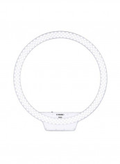 Wireless Temperature Remote LED Ring Video Light YN-308 20.7x20.7x1.8inch White