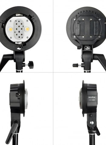 Witstro Double Tube Light Head Bracket For AD200 Black