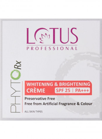 Professional Phytorx Whitening And Brightening Cream SPF 25 50g