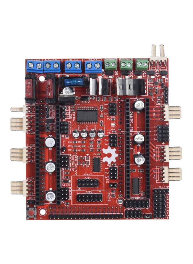 Motherboard Shield Ramps Control Board Compatible 3D Printer Part Red/Black