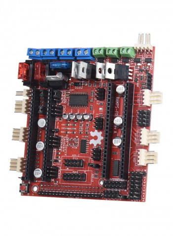 Motherboard Shield Ramps Control Board Compatible 3D Printer Part Red/Black