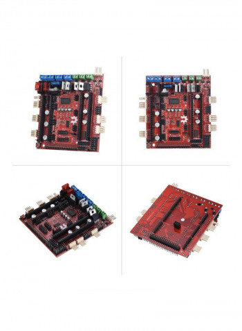 Motherboard Shield Ramps Control Board Compatible 3D Printer Part Red/Black