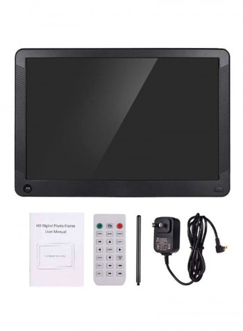 Electronic Led Digital Photo Frame Album Kit 10inch Black