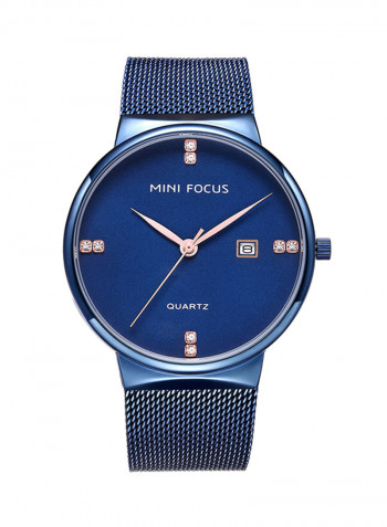 Men's Stainless Steel Date Display Quartz Analog Watch NNSB03708206