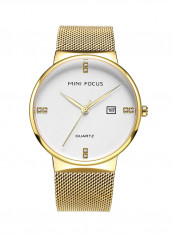 Men's Stainless Steel Date Display Quartz Analog Watch NNSB03708207