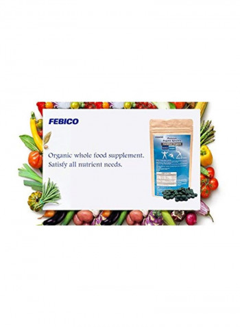 Premium Organic Spirulina 500mg - 500 Tablets