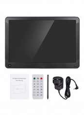 Electronic Led Digital Photo Frame Album Kit 10inch Black