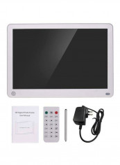 Electronic Led Digital Photo Frame Album Kit 10inch White