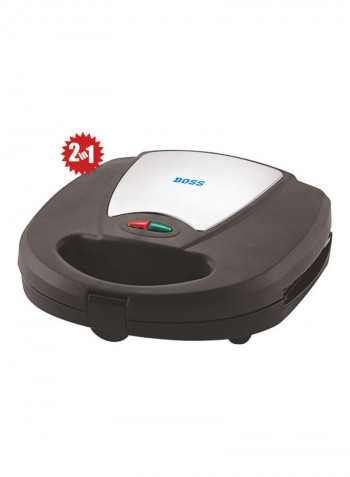 Sharp Griller Sandwich Maker B514-Black/Silver أسود/فضي