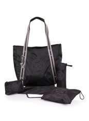 5-Piece Luxe Classic Cosmo Diaper Bag Set