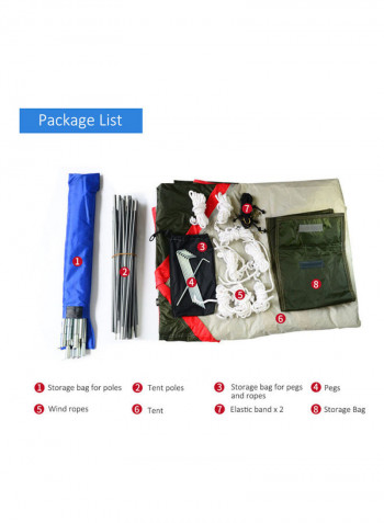 Waterproof Car Awning Canopy 50x17x17cm