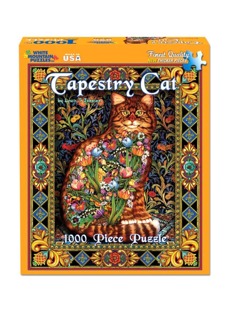 1000-Piece Tapestry Cat Jigsaw Puzzle 402