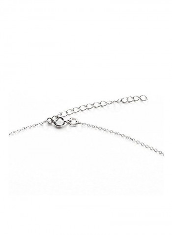 925 Sterling Silver Feather Pendant Necklace