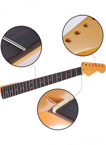 22 Frets New Maple Neck Rosewood  Fingerboard for Electric Guitar