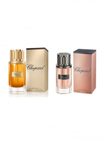 طقم روز ملكي وعود ملكي EDP Rose Malaki 80ml, Amber Malaki 80مل