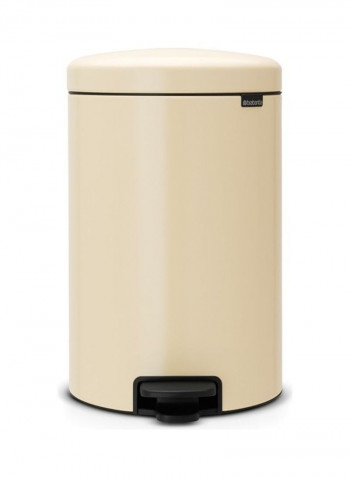 Pedal Bin Newicon With Inner Bucket Beige/Black 20L