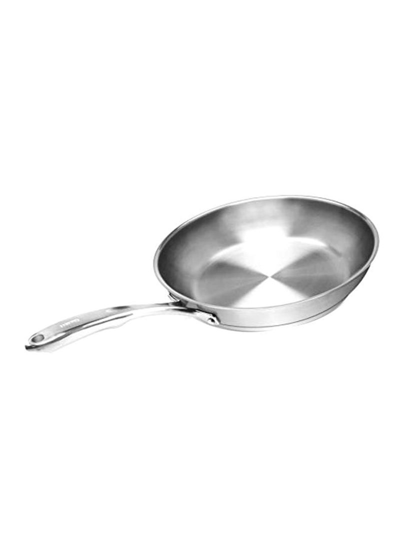 Stainless Steel Frying Pan Silver 10inch