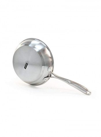 Stainless Steel Frying Pan Silver 10inch