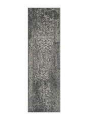 Evoke Collection Vintage Area Rug Grey/Ivory 66.04 x 213.36centimeter