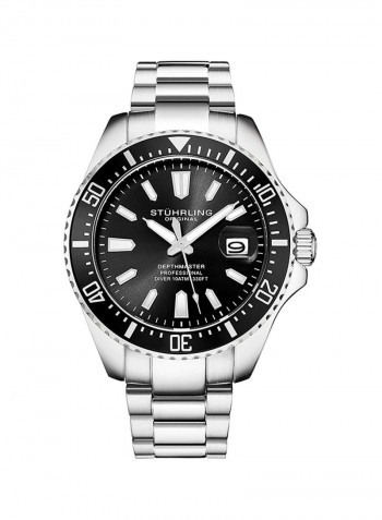 Men's Casual Stainless Steel Quartz Analog Wrist Watch 3950A.1