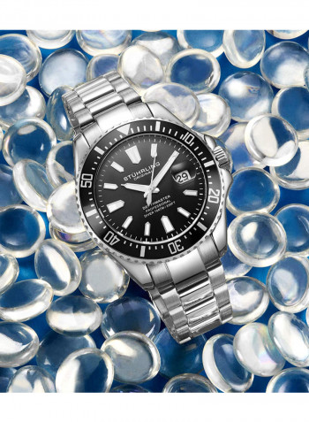 Men's Casual Stainless Steel Quartz Analog Wrist Watch 3950A.1
