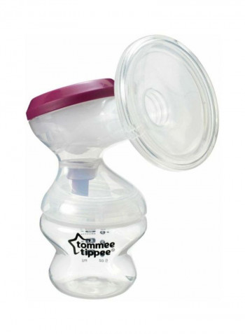 Made For Me Single Electric Breast Pump - White/Pink