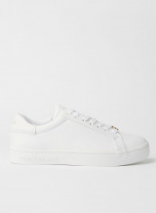 Logo Monogram Leather Sneakers Bright White reviews Logo Monogram Leather Sneakers Bright White