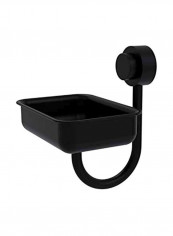 432 Venus Collection Wall Mounted Soap Dish Black 5x5x2inch