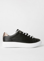 Metallic Leather Cupsole Sneakers Black reviews Metallic Leather Cupsole Sneakers Black