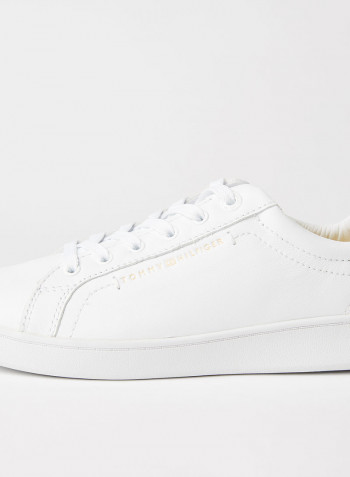 Premium Court Leather Sneakers Vivid Yellow