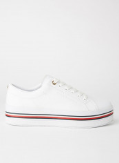 Leather Flatform Sneakers White reviews Leather Flatform Sneakers White