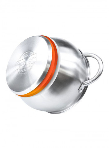 3-Piece Nancy Cookware Set With Lid Silver 23х17centimeter