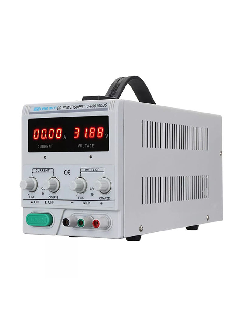 DC Power Supply Unit With LED Display-LW-3010KDS White