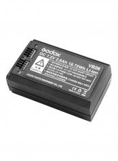 Replacement Battery For Godox V1S/V1C/V1N/V1F/V1O/V1P Round Head Flash Speedlite Black