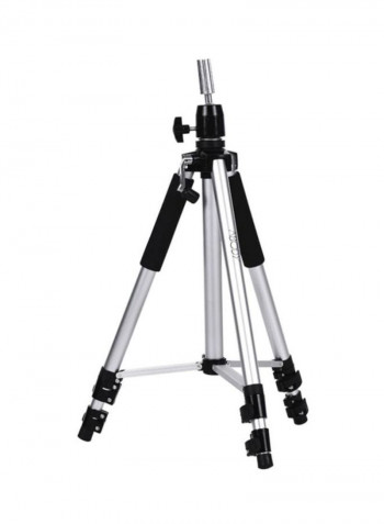 Adjustable Wig Tripod Stand Silver 2.227kg