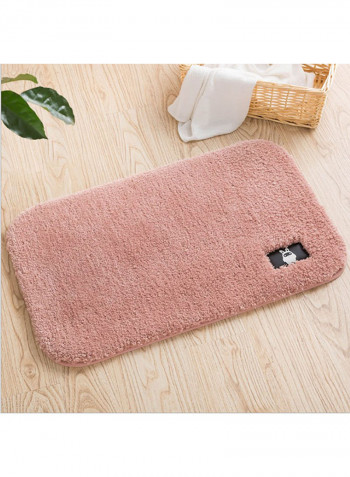 Bathroom Floor Rug Pink 40x60centimeter