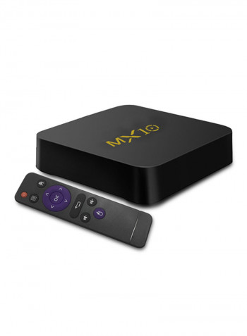 RK3328 Smart Android 9.0 TV Box MX10 Black