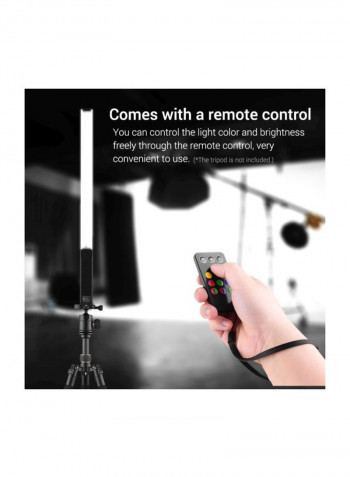 5-Piece Handheld LED Photography Light Wand Kit 58.5x5.3x5.3centimeter White/Black