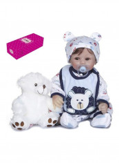 Reborn Baby Doll With Bear 22inch