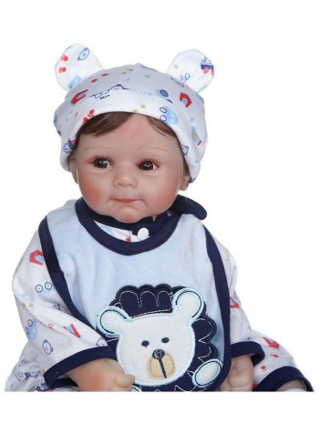Reborn Baby Doll With Bear 22inch