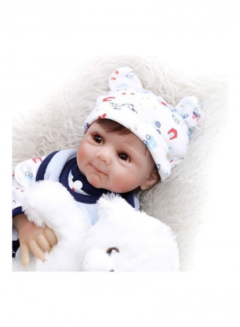 Reborn Baby Doll With Bear 22inch