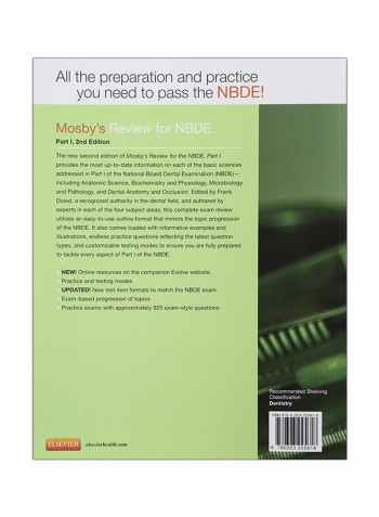 Mosby's Review For The NBDE Part I Paperback 2