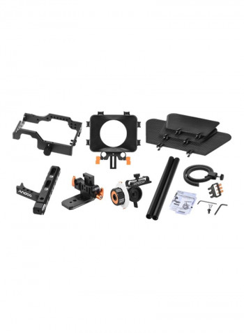 Video Cage Rig Kit Black/Orange/White