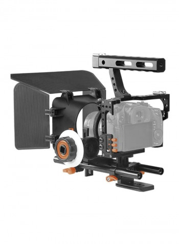 Video Cage Rig Kit Black/Orange/White