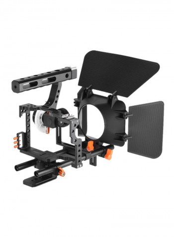 Video Cage Rig Kit Black/Orange/White