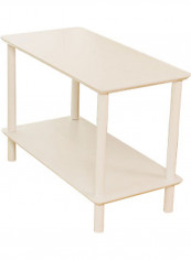 2-Tier End Table Beige