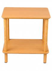 2-Tier End Table Brown