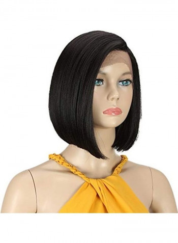 Lace Front Straight Hair Wig Black 23inch