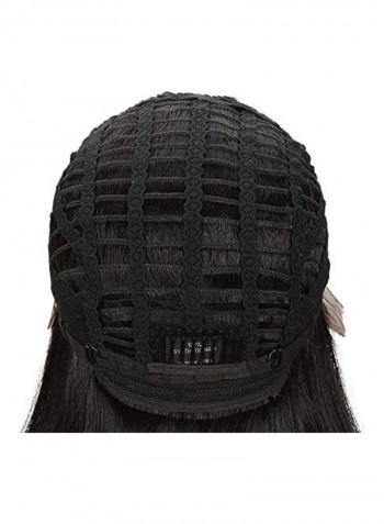 Lace Front Straight Hair Wig Black 23inch